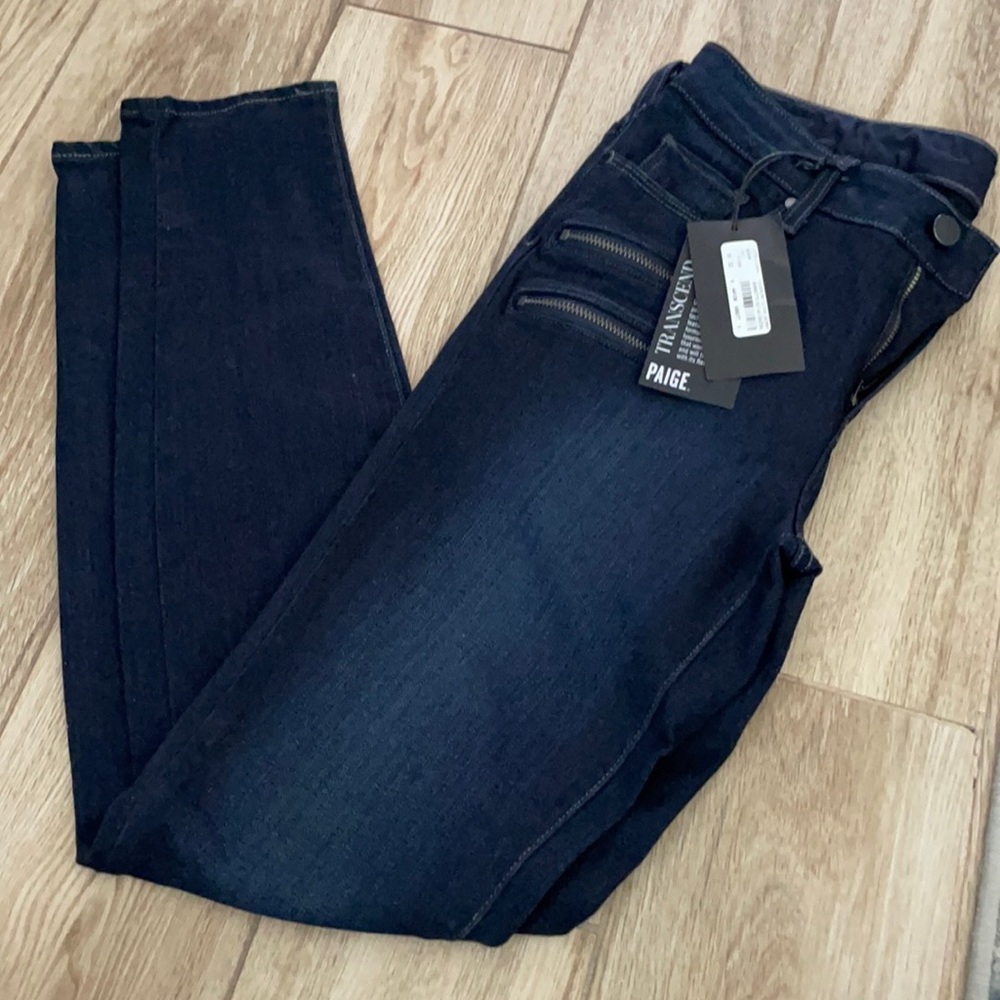 Paige “Edgemont Mid-Rise Ultra Skinny” Jeans